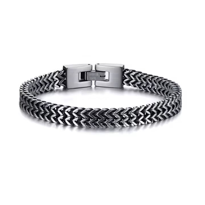 Pulsera de Acero inoxidable para Hombre, Minimalista, Regalos para Hombre, Diseño Versáril, Material Hipoaergénico - 1