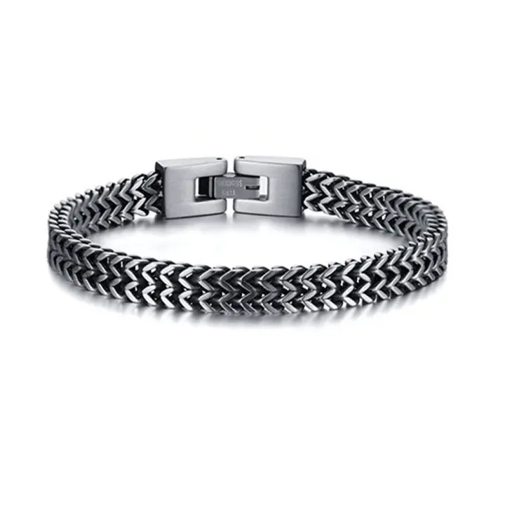 Pulsera de Acero inoxidable para Hombre, Minimalista, Regalos para Hombre, Diseño Versáril, Material Hipoaergénico - 1