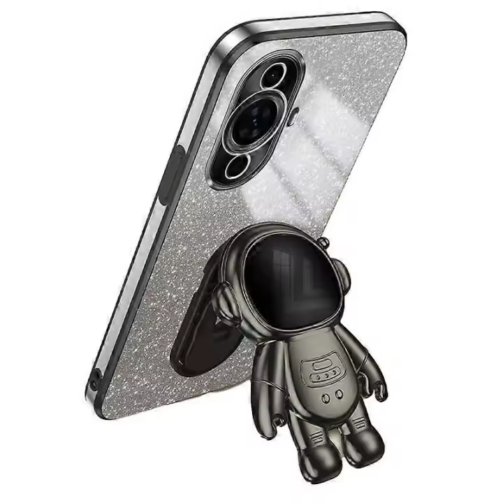 Para Huawei nova 11 funda astronauta Kickstand galvanoplastia PC + cubierta TPU - 1