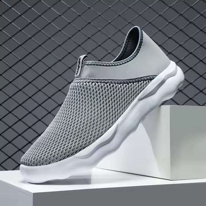 Zapatillas deportivas antideslizantes para hombre, zapatos transpirables para caminar, tenis, correr, gimnasio, viajes, trotar - 1