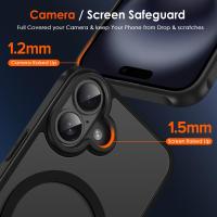 Funda Magnética para iPhone 16, Compatible con MagSafe, Carcasa Protectora Antigolpes, Translúcida Mate Trasera Fina de Silicona - details 4