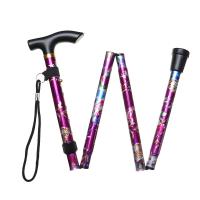 Bastón telescópico para caminar, bastón de trekking plegable, bastones de senderismo ajustables de aleación de aluminio - details 1