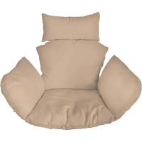 Cojín Colgante de Huevo Respaldar con Almohada para la Cabeza Impermeable Para Jardín Patio Marrón - details 0