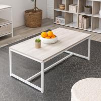 Mesa de Balcón Baja de Sofá Natural y Negro 100x36x50 CM Ideal para Salón, Comedor, Oficina - details 10