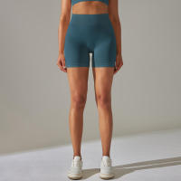 Hamidou-pantalones cortos de Yoga para mujer, mallas deportivas de cintura alta para gimnasio, correr, ciclismo, Verano - details 15