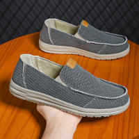 Zapatillas deportivas informales para hombre, zapatos planos de lona, cómodos, ligeros, para conducir, trabajo clásico, caminar - details 12