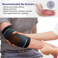 Coderas de compresión para hombres y mujeres, soporte para tendinitis, alivio del dolor, codo de Golf, entrenamientos, levantamiento de pesas, 1/2 piezas - details 8