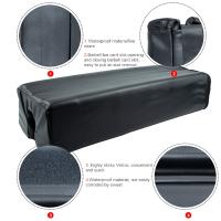 Barra de empuje para cadera, almohadilla para sentadillas, gimnasio, levantamiento de pesas, entrenamiento, cubierta para el cuello, soporte para hombros, barra de empuje, almohadilla de espuma, negro - details 4