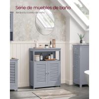 Cocina, Organizador Compartimiento Abierto, Almacenaje 2 Puertas, 30 x 60 x 80 cm, Blanco BBC40WT - details 17