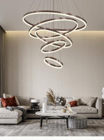 LEFANGXING Luces Colgantes LED Lámpara de Estair de Aluminio para Sala de Estar - details 2