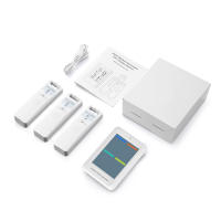 ORIA-termómetro inalámbrico Digital para interiores, higrómetro, Monitor de temperatura y humedad con 3 sensores para exteriores - details 8