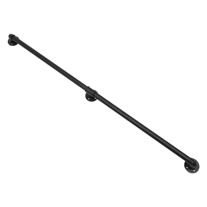 Pasamanos de escalera con montaje en pared, 153cm/5 pies, Kit de instalación para escaleras interiores y exteriores - 1