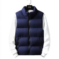 Chaleco a prueba de viento para hombre, chaqueta sin mangas, abrigo informal, algodón cálido, grueso, Invierno - details 9