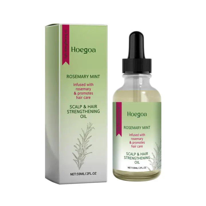 Aceite de romero para el cuidado del cabello grueso, hermoso, fijo, suave y dañado. - 1