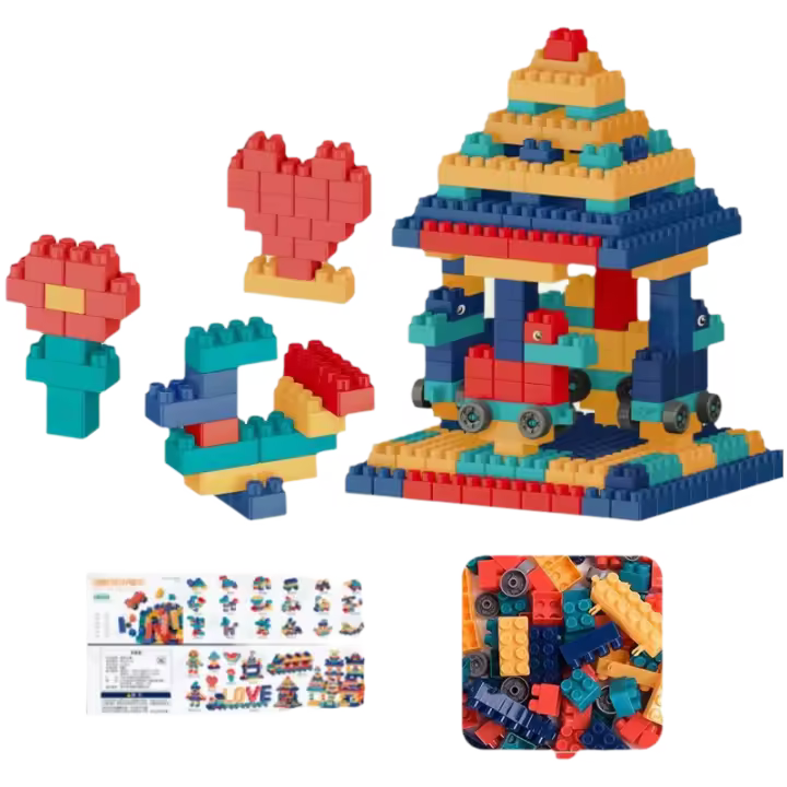 Juguete de bloques de construcción de partículas grandes para niños, Morandi de 256 yuanes, empaquetado - 1