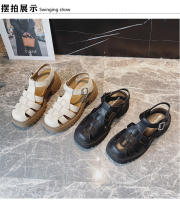 Sandalias Baotou nueva suela gruesa hueca tejida talla 4142 - details 26