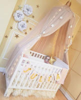 Mosquitera colgante para decoración de cama de bebé, cortinas de tul para dormitorio, casa de juegos, habitación de niños - details 15