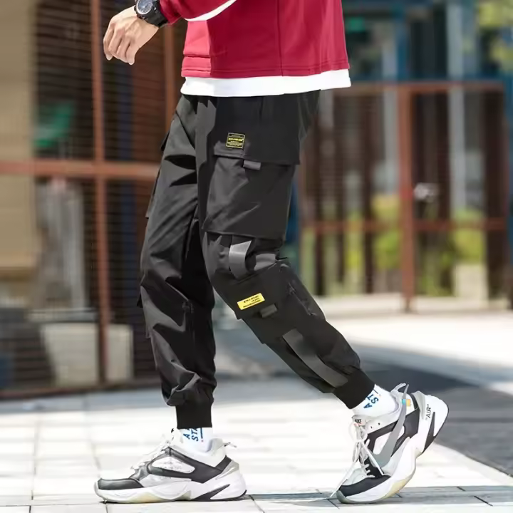 Pantalones de verano para hombre, deportivos informales, combinación de moda con poetas de estilo verde militar - 1