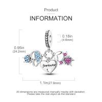 LAZA-Colgante de Plata de Ley 925 para mujer, abalorio para pulsera, collar, regalo de joyería fina, gran oferta - details 34