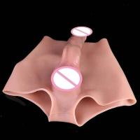Empaque privado SEXY FAAK Dildo hueco realista con bragas de cintura alta, realzador de cadera, levantador de glúteos, moldeador de bragas de silicona, juguetes sexuales para hombres - details 6