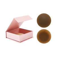 Pegatinas autoadhesivas de silicona pura para el pecho, sin pegamento, con sentido cálido, en stock, caja de succión magnética, entrega directa - details 1