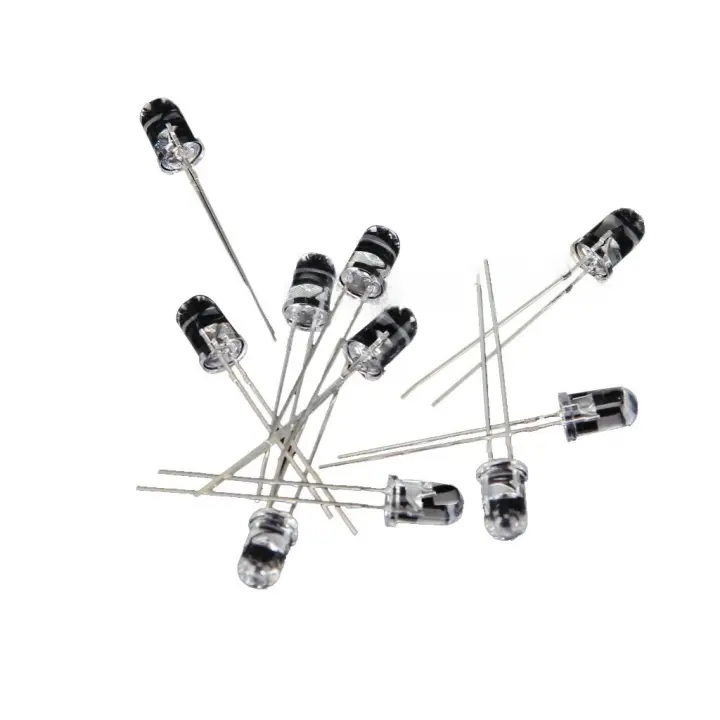 Diodo emisor de luz infrarroja LED IR, 10 piezas, 5mm - 1