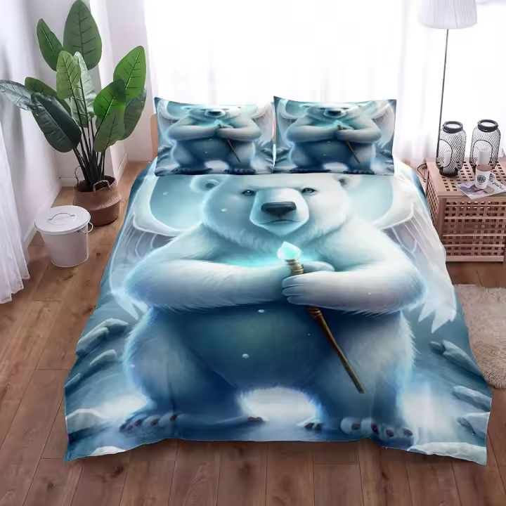 Juego de Funda de Edredón de Camuflaje de Ciervo de Poliéster 3D Accesorios de Dormitorio para Hombres y Niños - 1