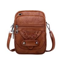 Bolso de Mujer de Moda Retro de Cuero Suave Bolso de Hombro Nuevo Temperamento con Teléfono Móvil - details 0