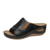 zapatos de zapatilla de tacón de cuña de verano para mujer - details 3