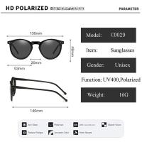 2025 gafas de sol polarizadas para hombres y mujeres, gafas de sol redondas vintage, gafas de sol vintage para hombres y mujeres, gafas de sol UV400 - details 0