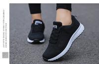 Zapatos informales para mujer, zapatos planos de malla transpirables a la moda, calzado blanco para mujer - details 0