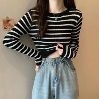 2025 Otoño Moda Mujer Jersey Suéteres Jersey de punto Tops de manga larga Invierno Básico sólido suave suéter femenino - details 8