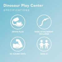 Centro Juegos Hinchable Dinosaurio 249x191x109 cm 272l (57444) - details 5