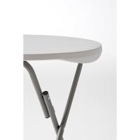 Mesa Plegable Portátil Multifuncional, 84x84x74cm, Cuadrada, Blanco - details 8