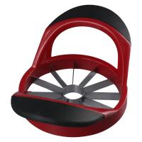 Rebanador de fruta de acero inoxidable/plástico, duradero, 4,72 pulgadas, 12 cuchillas súper afiladas, corte de fruta roja, rebanador grueso para restaurante - details 5