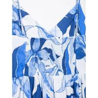 BUNO-2025 vestido con tirantes y estampado de flores, falda larga floral holgada con temperamento, novedad de verano, ropa para mujer - details 13