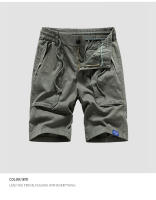 Pantalones Cortos de Trabajo Militar Verde Moda de Verano Casual para Hombres - details 2