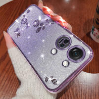 Funda de Teléfono OnePlus Ace 2V 2 Pro, Nord CE3 Lite, 11 10 9 Pro Aplicación de Galvanoplastia con Diamante de Agua Floral Polvo - details 5