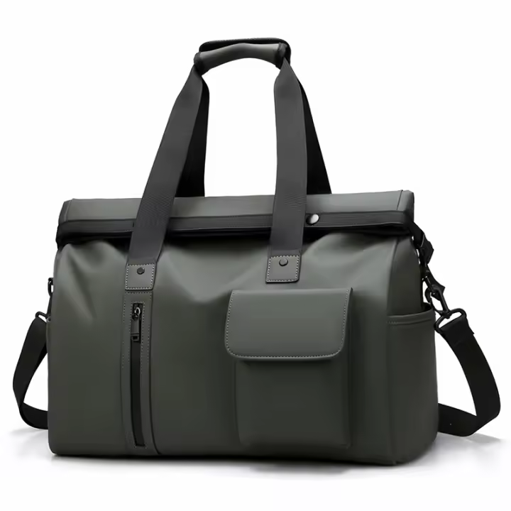 Bolsas de lona deportivas para gimnasio en seco y húmedo, bolsa de viaje para Yoga, bolso de negocios, para acampar al aire libre, senderismo, mochila grande para equipaje para ordenador portátil - 1