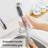 Cepillo de Limpieza de Silicona Duradero Cepillo de Escobilla para Botella de Vino con Mango Largo Reforzado Equipo de Limpieza de Lavandería - details 4