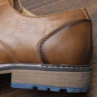 Zapatos casuales de negocios tendencia retro zapatos de cuero de gran tamaño - details 50