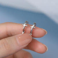 Pendientes de Estrella de Plata Pura S999 ArgentFlow Sin Alergias, Moda para Mujeres, Regalo Perfecto - details 8