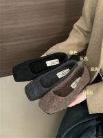 Zapatos individuales esponjosos de moda de gama alta nuevos zapatos planos de hadas con temperamento de brisa nocturna francesa zapatos de algodón de terciopelo de invierno femenino - details 20
