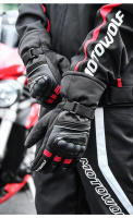 Guantes reflectantes para motocicleta, manoplas cálidas, impermeables, resistentes al viento, táctiles, para Invierno - details 12