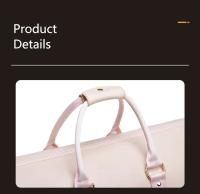 Ropa impermeable del fin de semana del viaje de los hombres de los deportes, bolso del equipaje del cuero de la PU, bolso de noche de las mujeres - details 14
