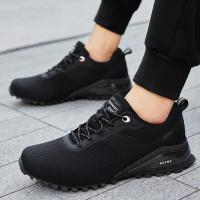Zapatos de senderismo de malla para hombre, calzado de Trekking al aire libre, turismo, deportes de acampada, caza, moda, nuevos diseñadores - details 5