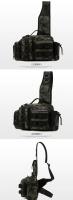 Bolso de cintura versátil para hombres, bolso de pecho, bolso cruzado de hombro para exteriores, bolso para cañas de pescar, bol - details 7