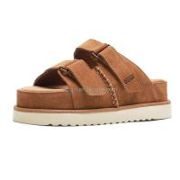 Nuevas sandalias de cuero deslizantes Goldenstar HI de alta calidad para mujer, tacones altos con plataforma de gamuza 35-44, famosa marca de verano - details 8