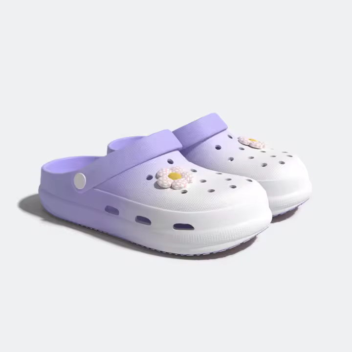 Zapatos con agujero de flores, plataforma, zapatos de playa antideslizantes, sandalias - 1