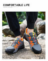 Nuevos zapatos de senderismo para hombre, zapatos de viaje de senderismo transpirables de malla, zapatos de campo traviesa para exteriores, zapatos deportivos de ciclismo de montaña - details 17